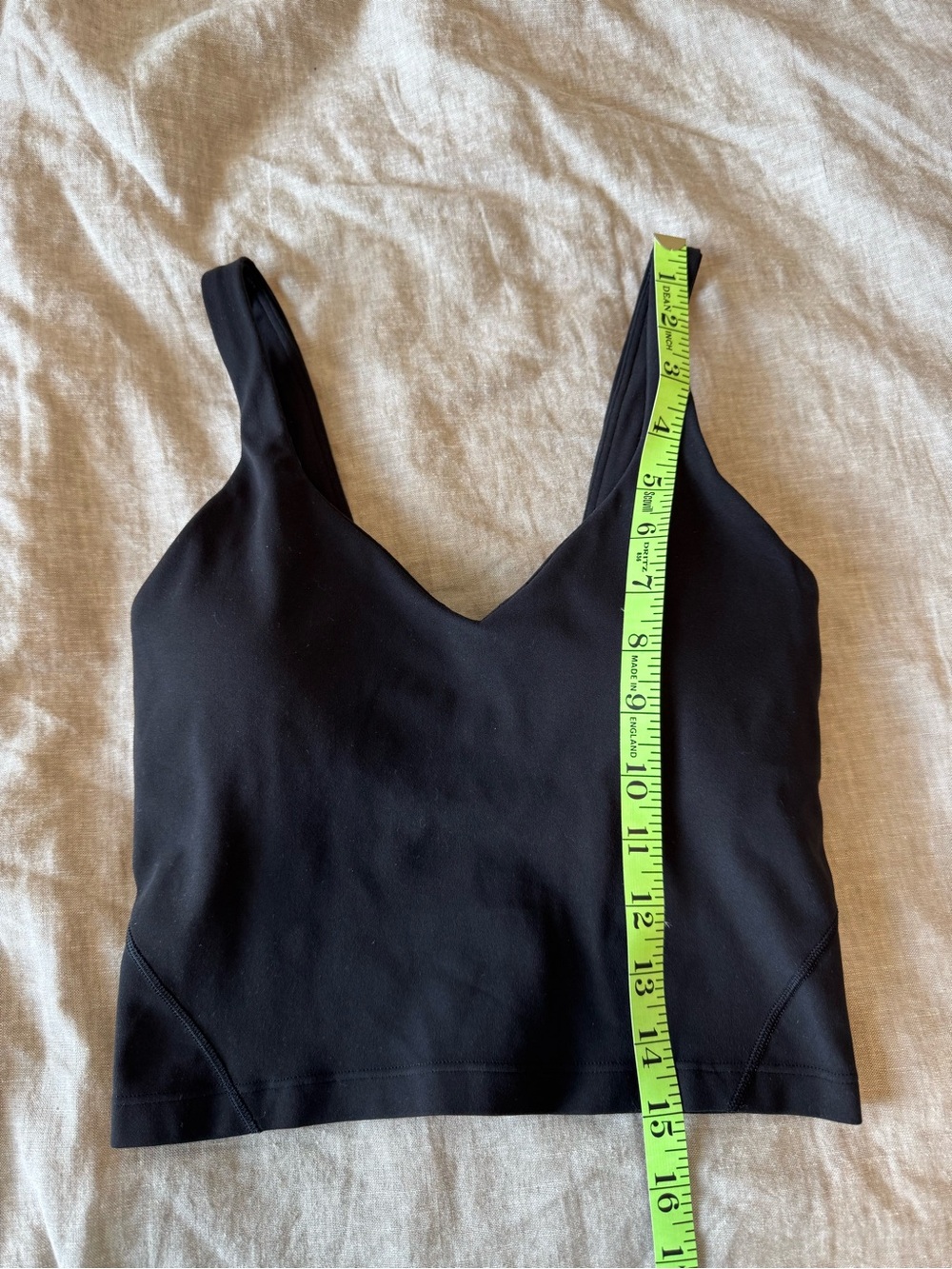 Lululemon Black Align Tank Top With Padding - Picture 7 of 7